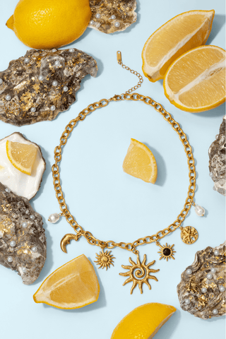 Golden Wish Necklace — waterproof, tarnish - free jewelry