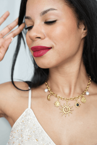 Golden Wish Necklace — waterproof, tarnish - free jewelry