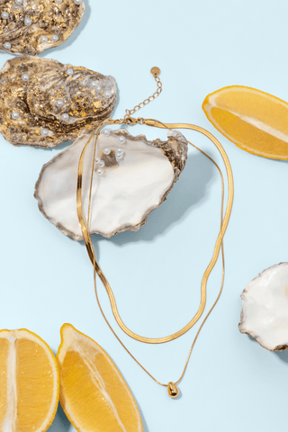 Midnight Drop Necklace — waterproof, tarnish - free jewelry