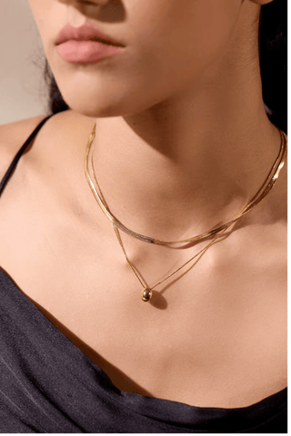 Midnight Drop Necklace — waterproof, tarnish - free jewelry