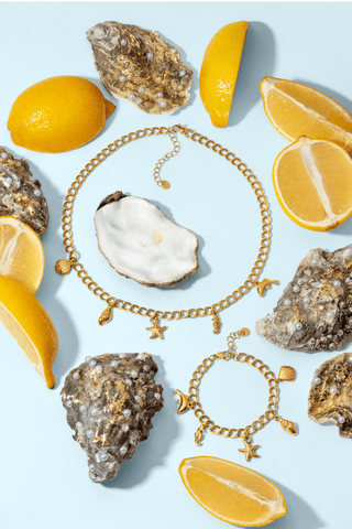 Sea Charm Bracelet — waterproof, tarnish - free jewelry