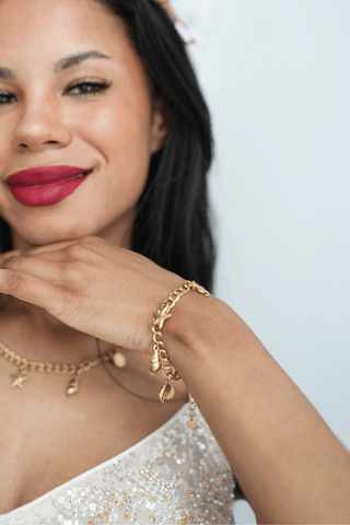 Sea Charm Bracelet — waterproof, tarnish - free jewelry