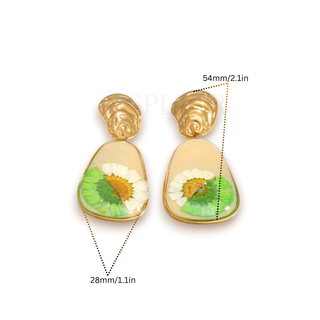 Petal Drop Earrings
