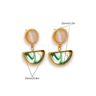 Palm Fan Earrings