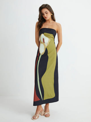 White Lily Maxi Dress Olivia