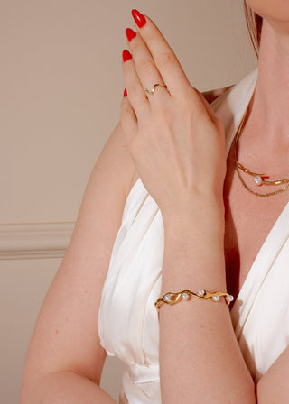 Luna Pearl Cuff
