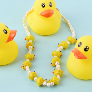 Pearly Duckling Necklace