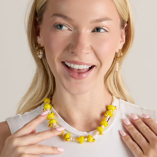 Pearly Duckling Necklace